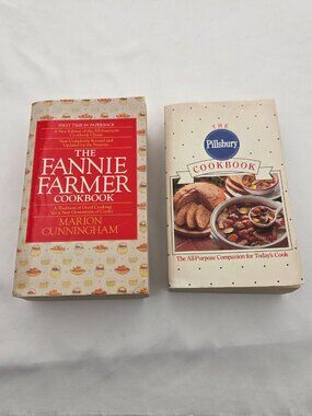 Lot of 2 Vintage 90s HarperCollins Gem Cookbooks 15 Minute Meals & Low Fat